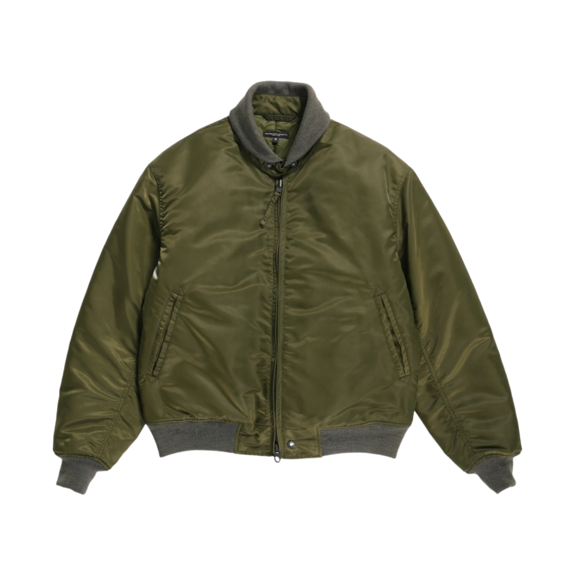 - Engineered Garments Flight Satin Nylon LL Jacket Olive
