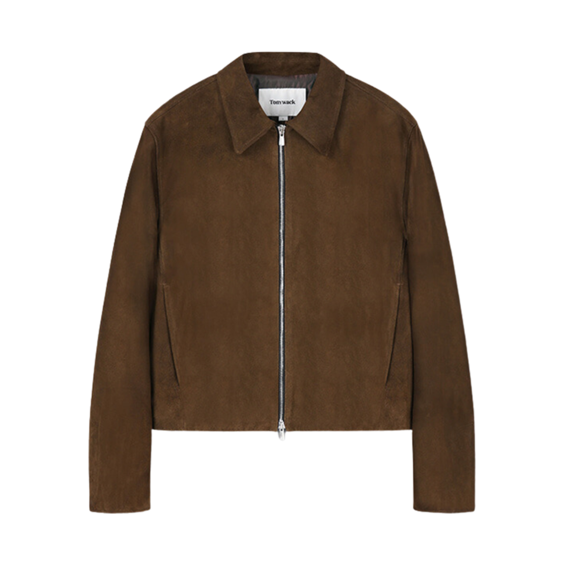 토니웩 스웨이드 지퍼 블루종 자켓 올리브 브라운(Tonywack Suede Zippered Blouson Jacket Olive Brown)