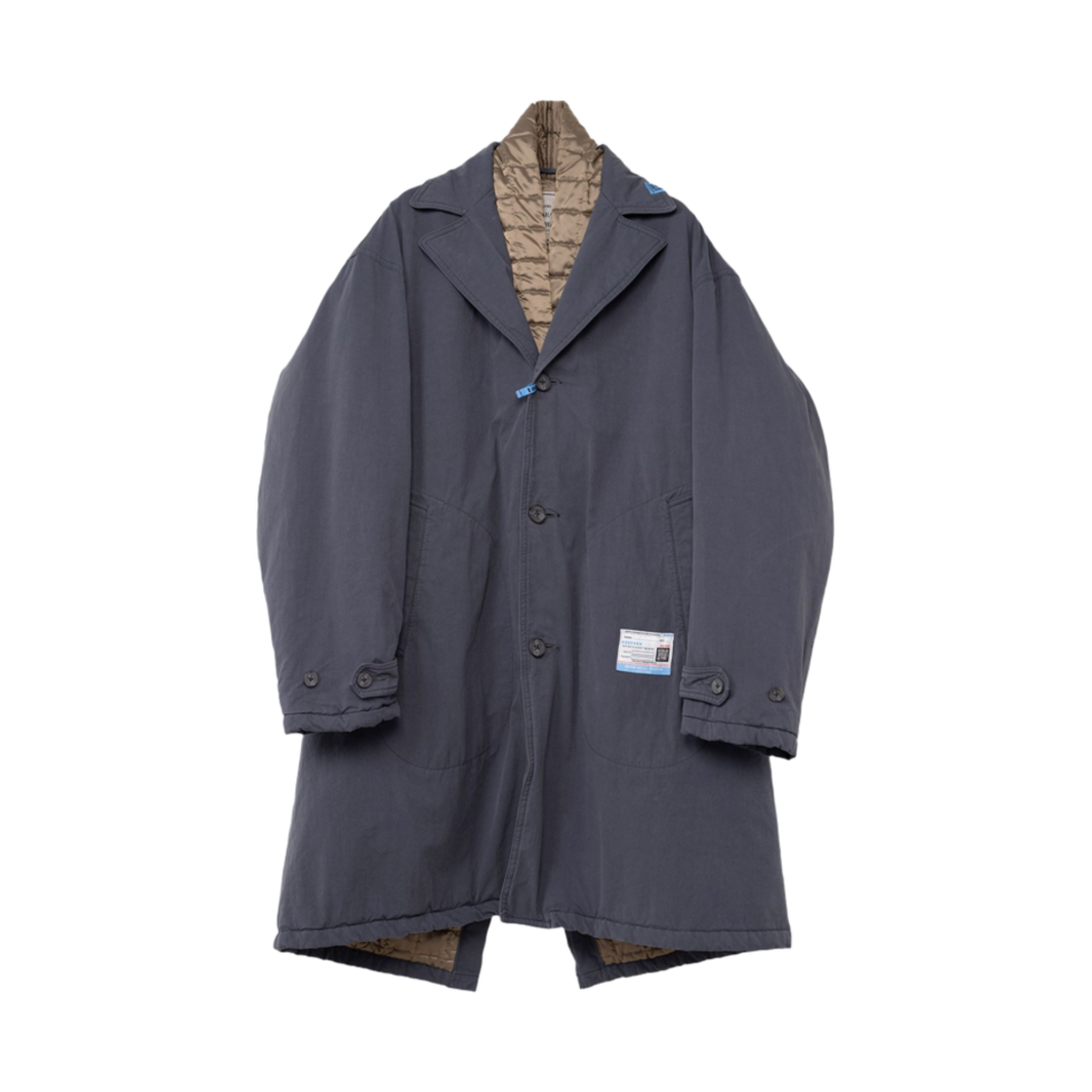 메종 미하라 야스히로 스톨 컴바인 코트 다크 그레이(Maison Mihara Yasuhiro Stole Combined Coat Dark Gray) - 1