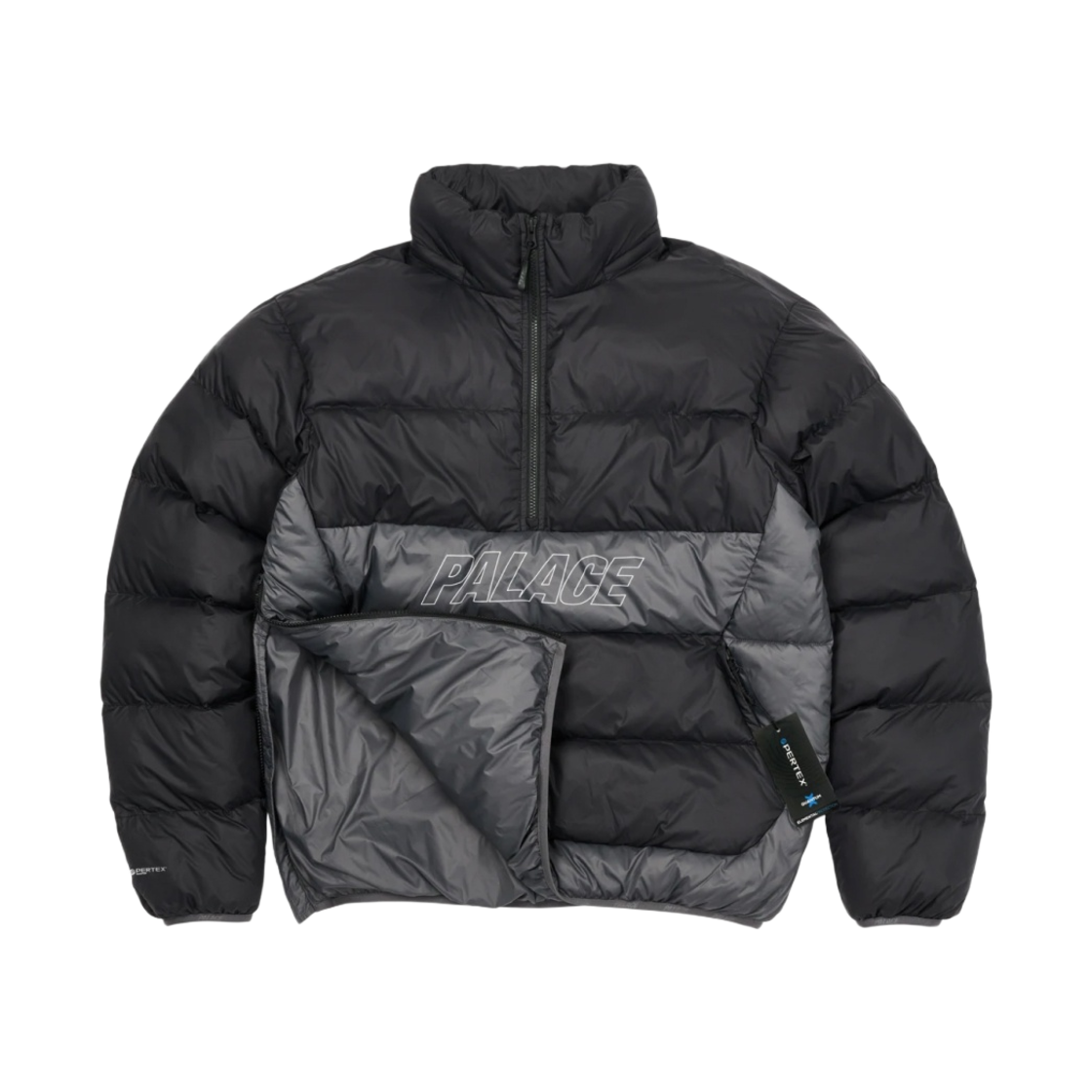 팔라스 팔텍스 하프 집 푸파 블랙 - 21FW(Palace Pal-Tex Half Zip Puffa Black - 21FW) - 2