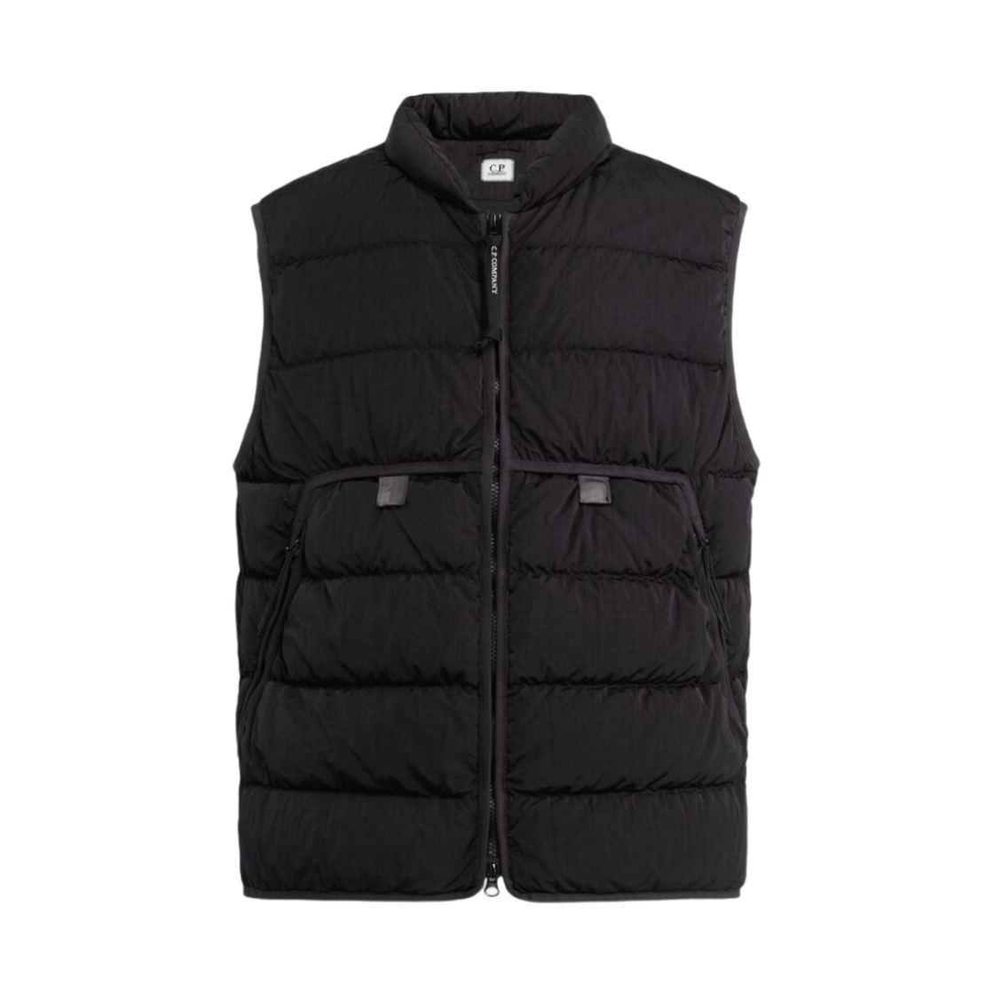 C.P. 컴퍼니 에코 크롬 R 다운 베스트 블랙 - 23FW(C.P. Company Eco-Chrome R Down Vest Black - 23FW)