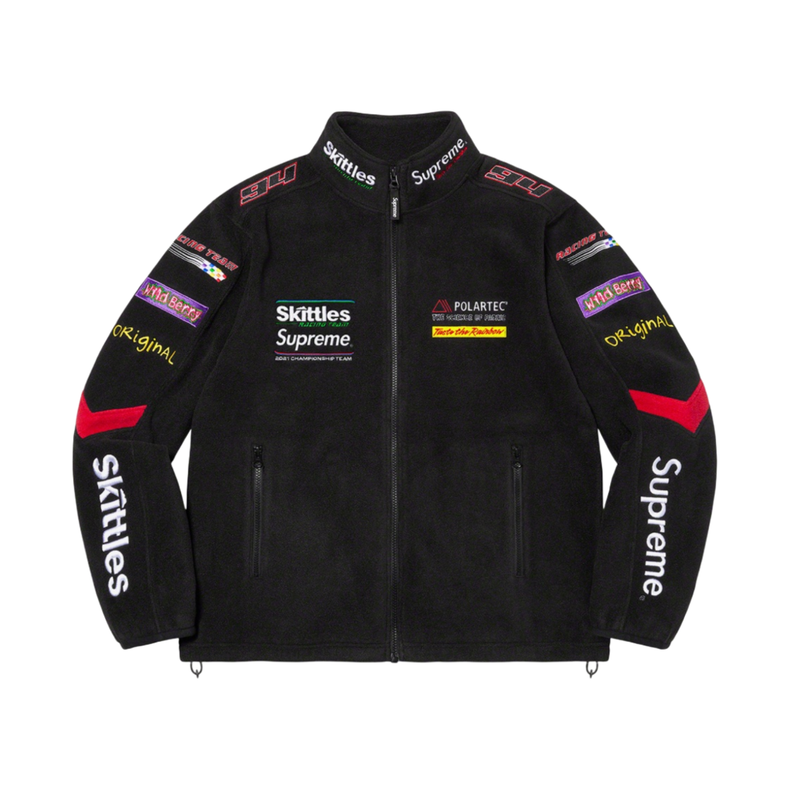 슈프림 x 스키틀즈 폴라텍 자켓 블랙 - 21FW(Supreme x Skittles Polartec Jacket Black - 21FW)