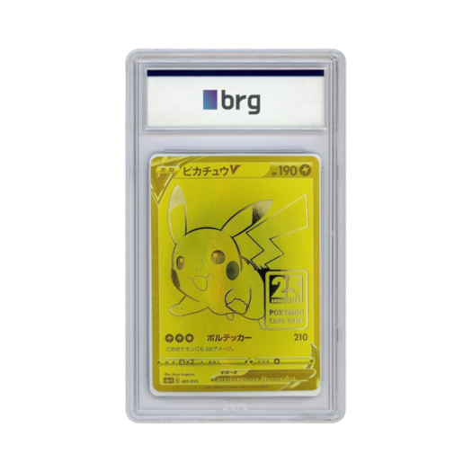 Pokemon Card Game 25th Anniversary Golden Box Full Art Pikachu V 2021 (Japanese Ver.)