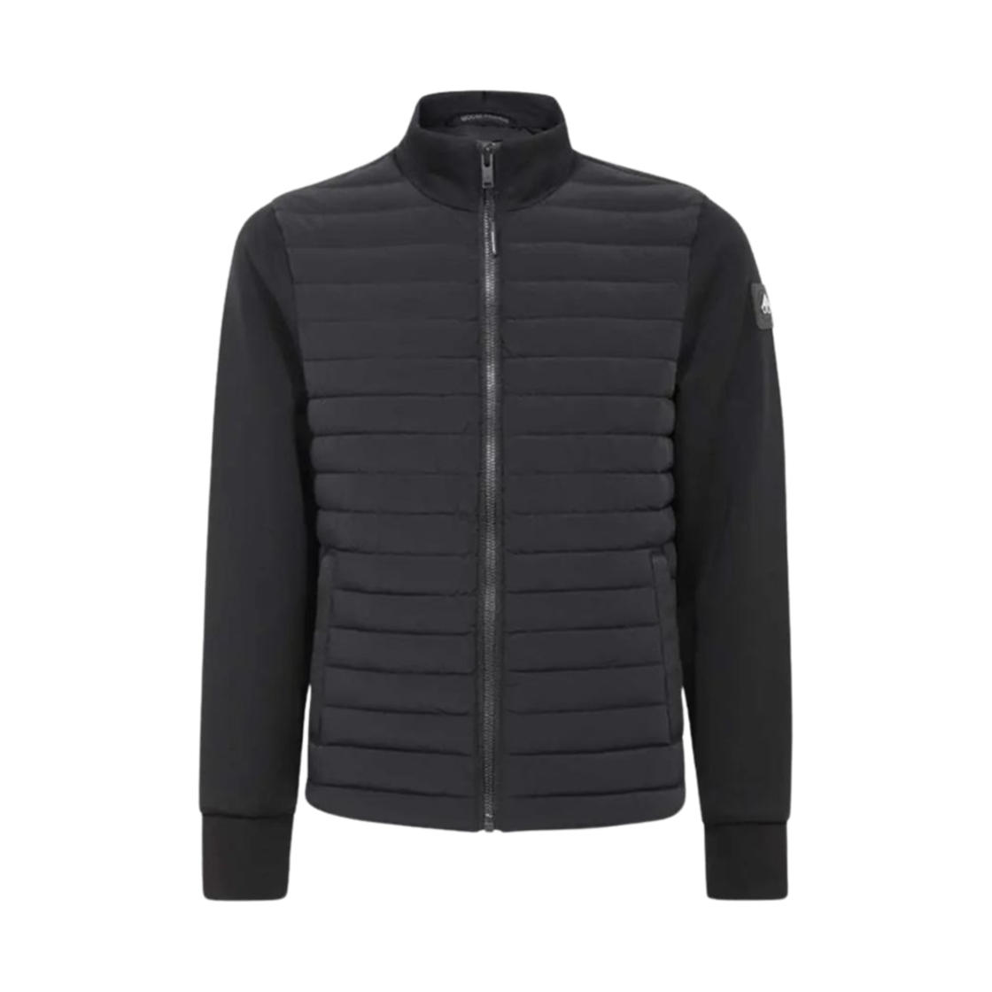 M33MB020H313 Moose Knuckles Light Quilted Down Jacket Black