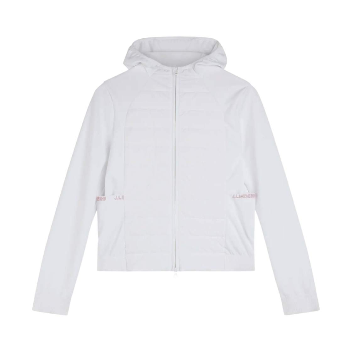 AWOW06452-0000 (W) J.Lindeberg Keisha Hybrid Hooded Jacket White