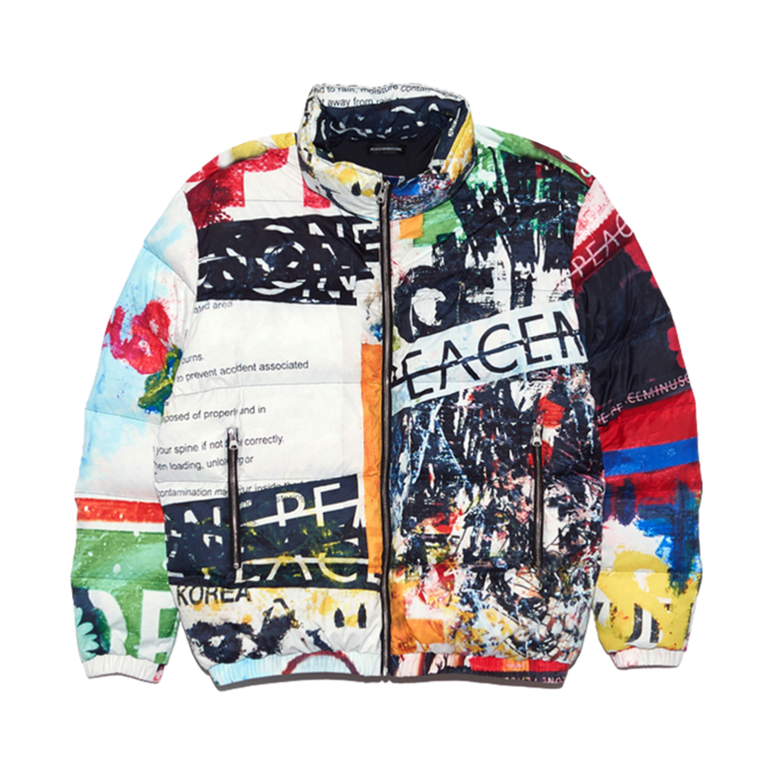 피스마이너스원 퍼퍼 자켓 #1 멀티(Peaceminusone Puffer Jacket #1 Multi)