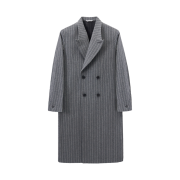 STU Stripe Classic Coat Grey