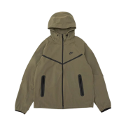 Nike Tech Windrunner Woven Full Zip Jacket Medium Olive Black - US/EU