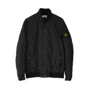 Stone Island 4100037 Crinkle Reps R-NY Wind Resistant Jacket Black - 25SS