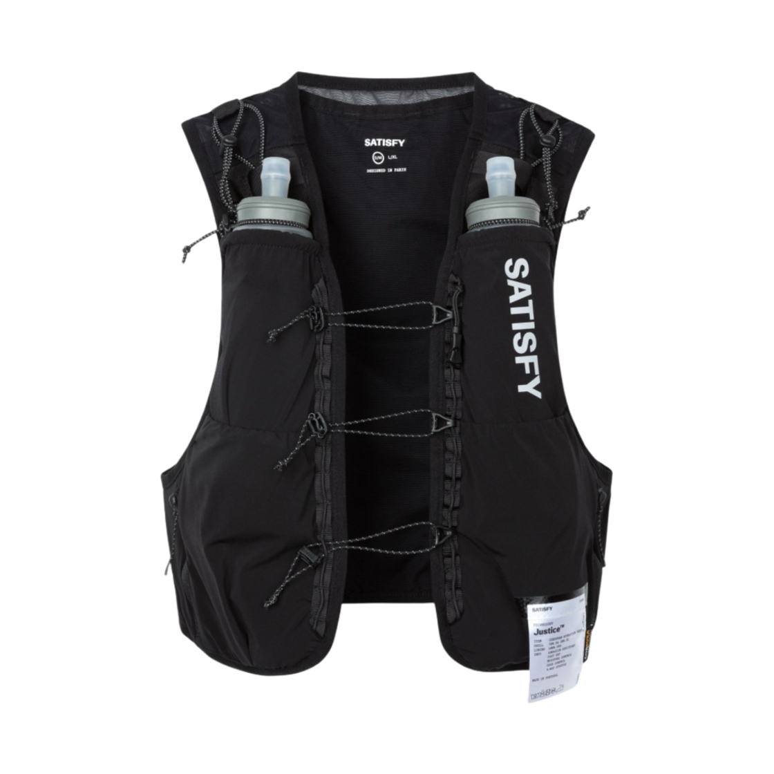 새티스파이 저스티스 코듀라 5L 하이드레이션 베스트 블랙(Satisfy Justice Cordura 5L Hydration Vest Black)