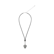 Zara x Andersson Bell Pendant Rope Necklace Black