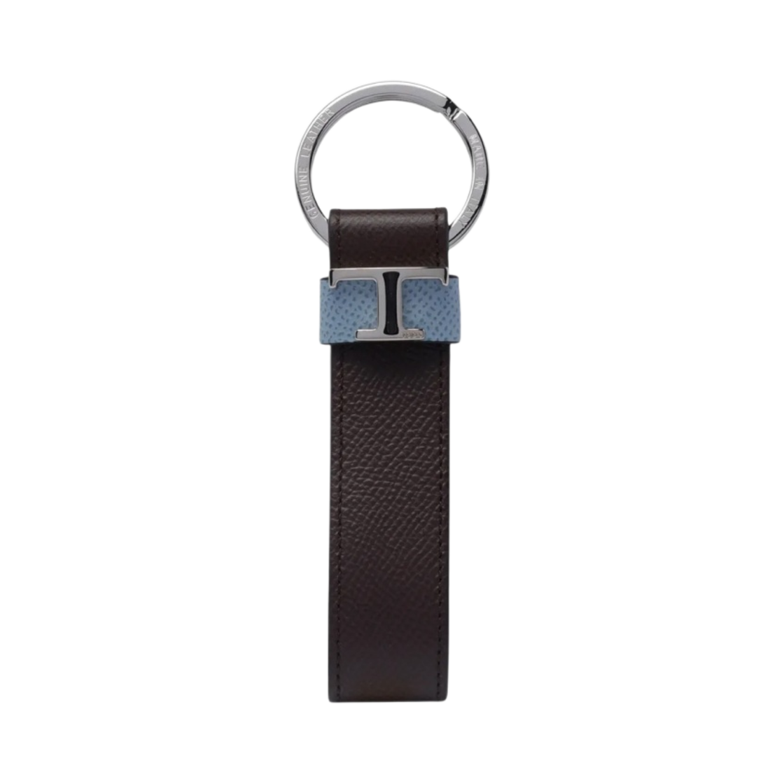 XAMTSIGA200RTV9O72 Tod's Logo Leather Keyring Brown