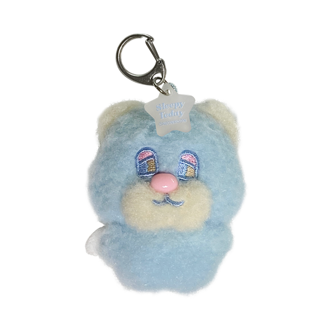 더네온문 미니 슬리피 테디 키링 스카이 mini_teddy_bl The NEONMOON mini Sleepy Teddy Keyring Sky