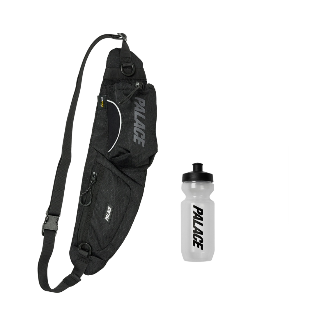 팔라스 코듀라 Y 립 보틀 팩 블랙 - 24SS(Palace Cordura Y-Rip Bottle Pack Black - 24SS)