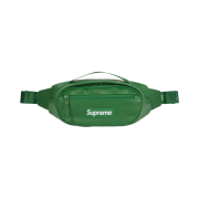 Supreme Leather Waist Bag Green - 24FW