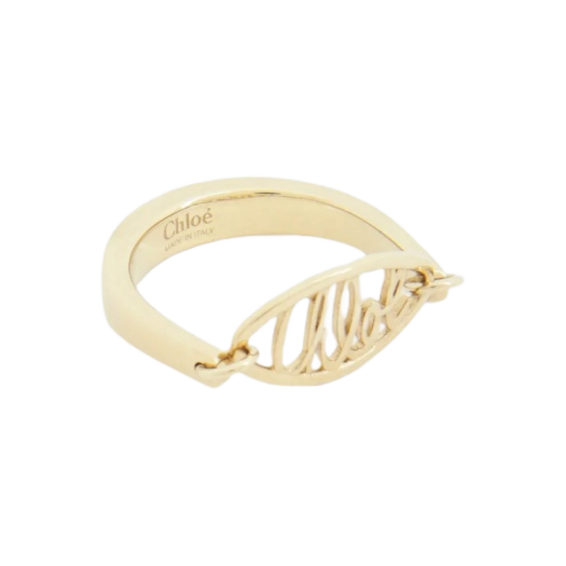 CHC23AFR36CB79DA (W) Chloe Darcey Lace Ring Gold