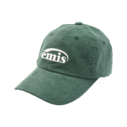 Emis New Logo Corduroy Emis Cap Green