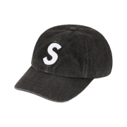 Supreme Kevlar Denim S Logo 6-Panel Black - 22SS