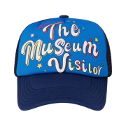 The Museum Visitor Party Logo Mesh Cap Blue