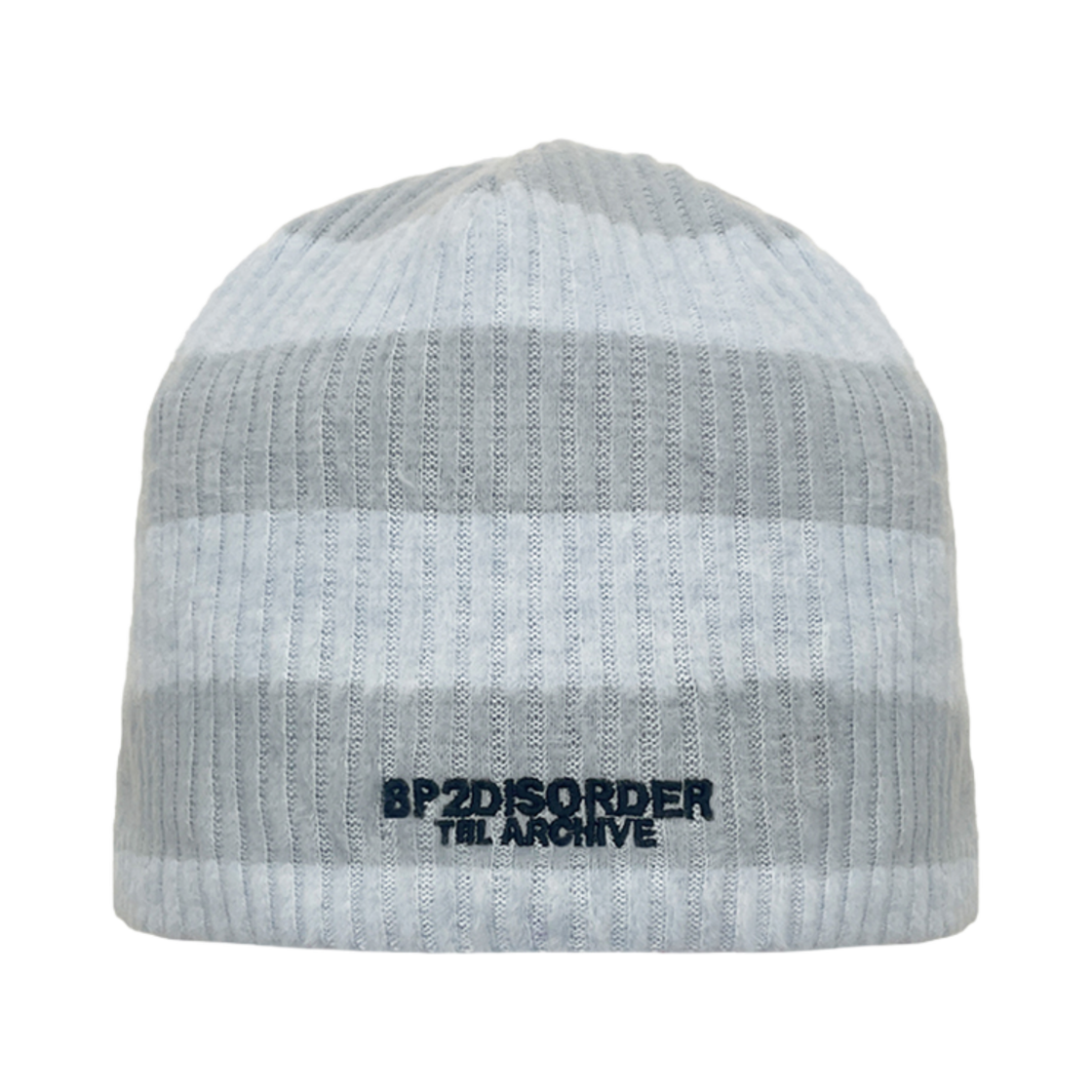 24FWCP023 BP2DISORDER Striped Beanie Blue