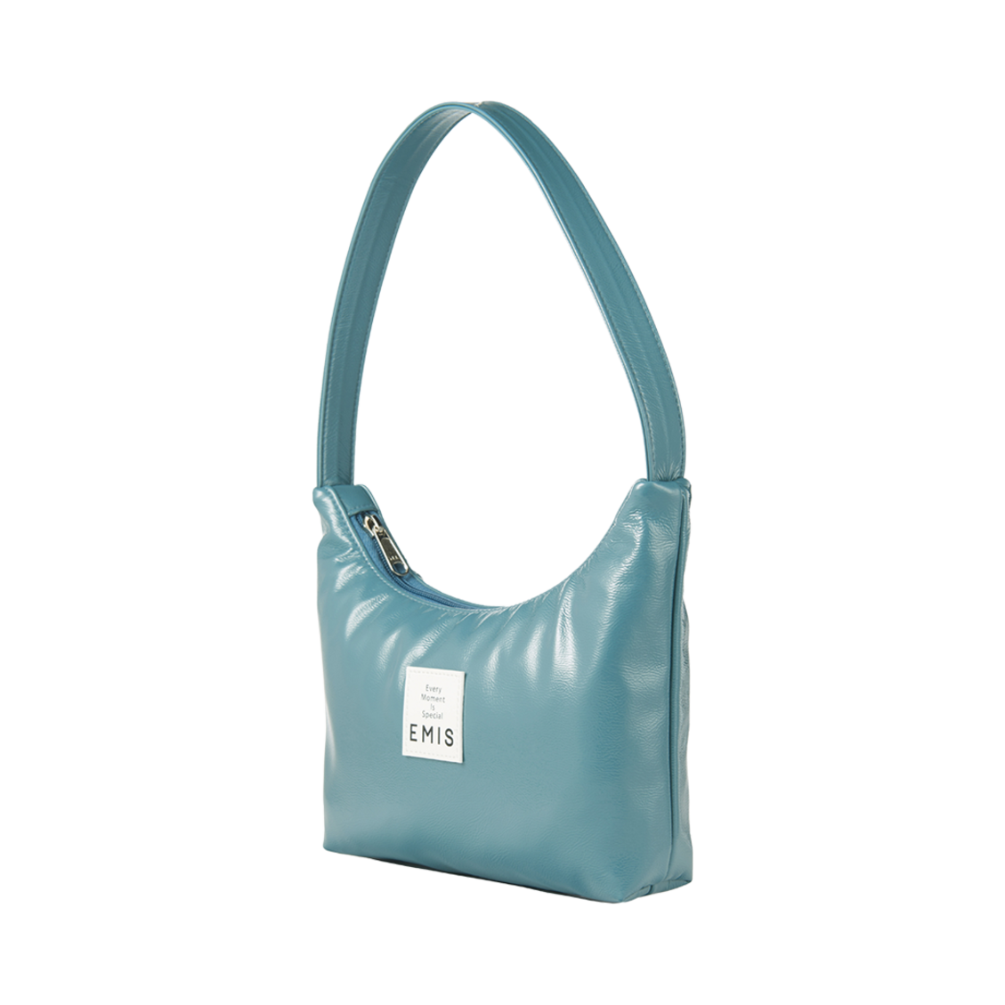 이미스 에나멜 호보백 블루(Emis Enamel Hobo Bag Blue) - 2
