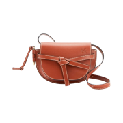Loewe Mini Gate Dual Bag in Natural Calfskin Rust Color
