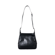 Millo Archive Shell Leather Day Bag Black