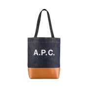 A.P.C. Axelle Tote Bag Denim Caramel