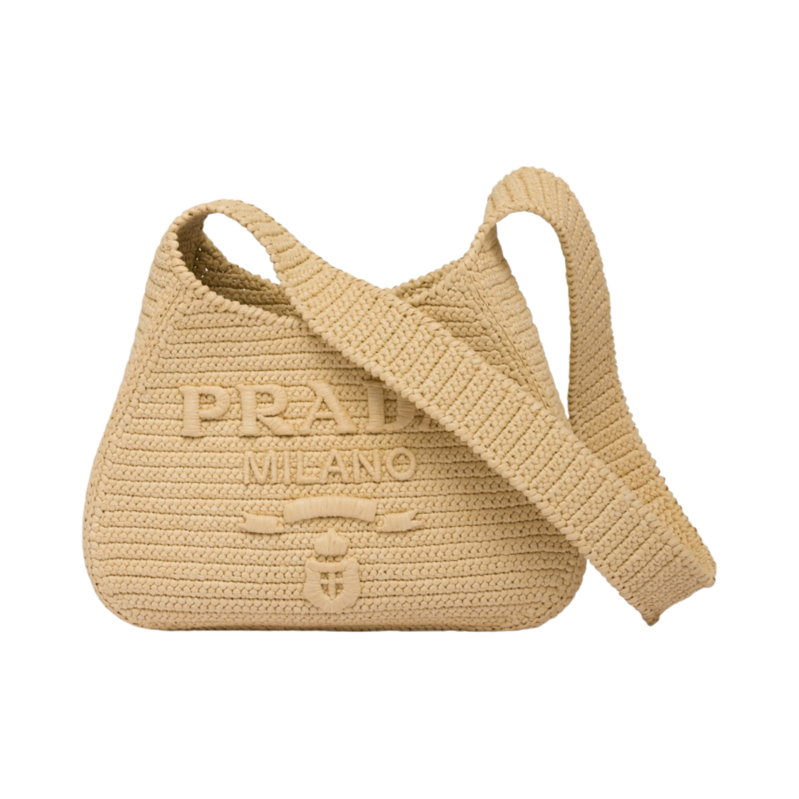 프라다 크로쉐 토트백 내츄럴(Prada Crochet Tote Bag Natural) - 1