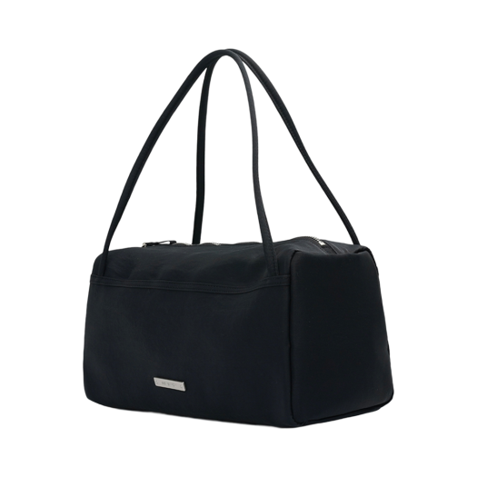 BS5SSD803DD Bensimon Nylon Box Bag Deep Charcoal