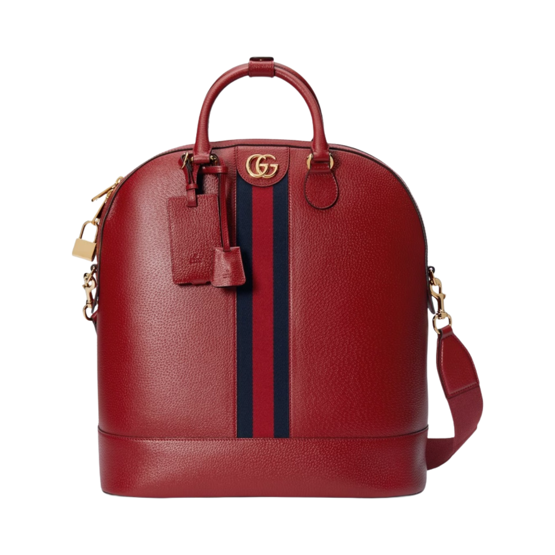 구찌 사보이 스몰 볼링 토트 레드 레더(Gucci Savoy Small Bowling Tote Red Leather) - 1