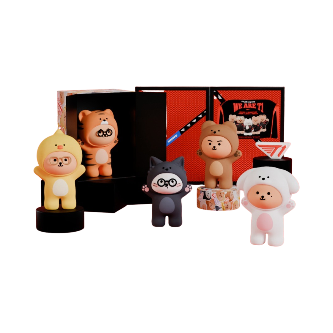 - earpearp x T1 Animal Edition Figure (Set of 5)