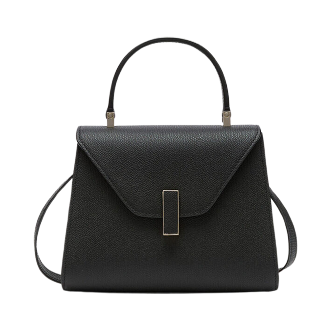 발렉스트라 이지데 탑 핸들 미니 백 블랙(Valextra Iside Top Handle Mini Bag Black)