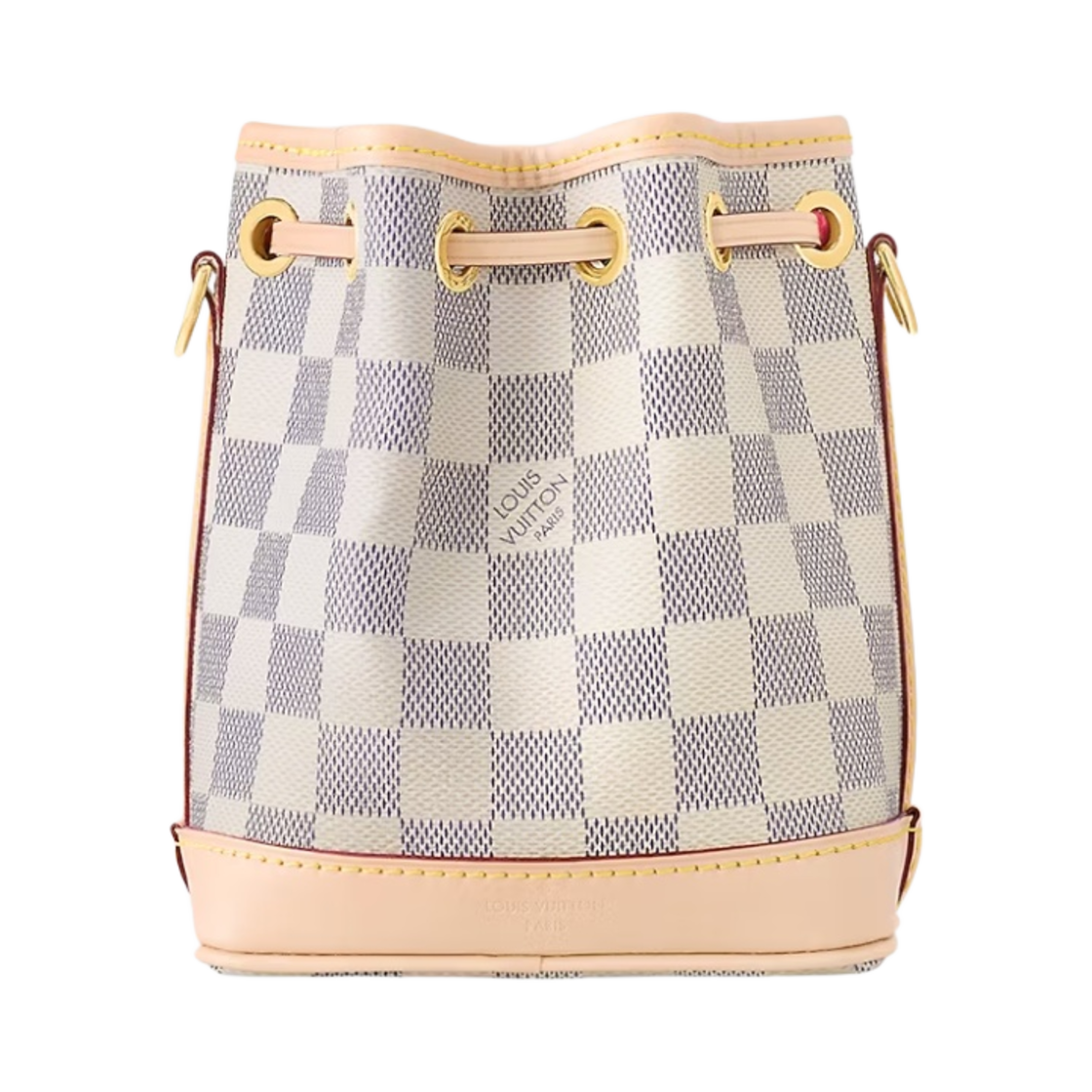 N40511 Louis Vuitton Sac Nano Noe Damier Azur Dragon Fruit Pink - #4