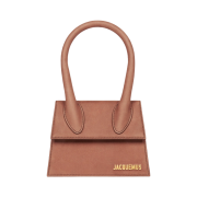 Jacquemus Le Chiquito Moyen Leather Signature Handbag Brown