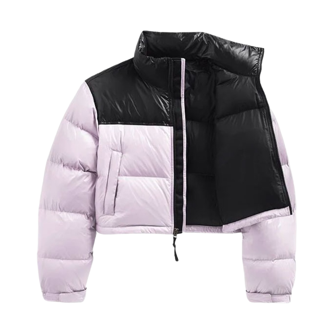 (W) 노스페이스 눕시 숏 자켓 라벤더 포그((W) The North Face Nuptse Short Jacket Lavender Fog) - 3