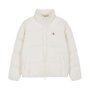 Calvin Klein Relaxed Fit Short Puffer White