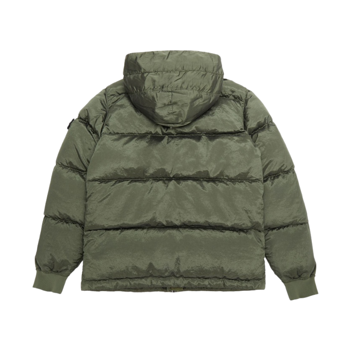 (키즈) 스톤 아일랜드 40735 나일론 메탈 에코닐 재생 나일론 다운 자켓 올리브 그린 - 22FW((Kids) Stone Island 40735 Nylon Metal Econyl Regenerated Nylon Down Jacket Olive Green - 22FW) - 2