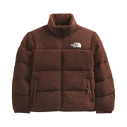 The North Face High Pile Nuptse Jacket Dark Oak
