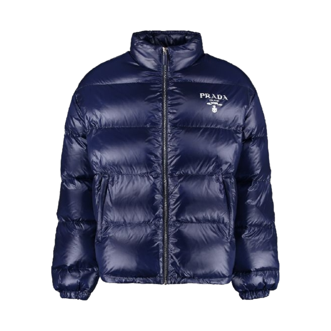 SGC089-11A9-F0SVF Prada Re-Nylon Padded Down Jacket Blue