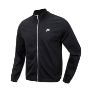 Nike Club Knit Jacket Black White - Asia