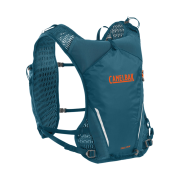 Camelbak Trail Run Vest Corsair Teal (With Set of 2 500ml Quick Stow Flasks)