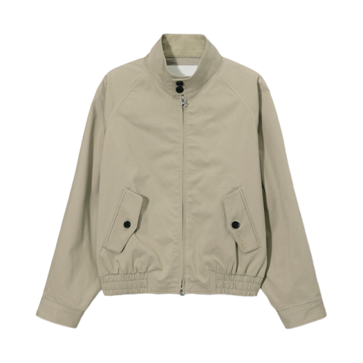 UDJU5A111I2 Dunst Unisex Modern Harrington Jacket Beige