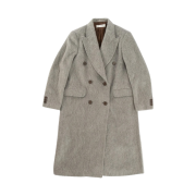 (W) Our Legacy DB Coat Wishkah Grey Hairy Alpaca