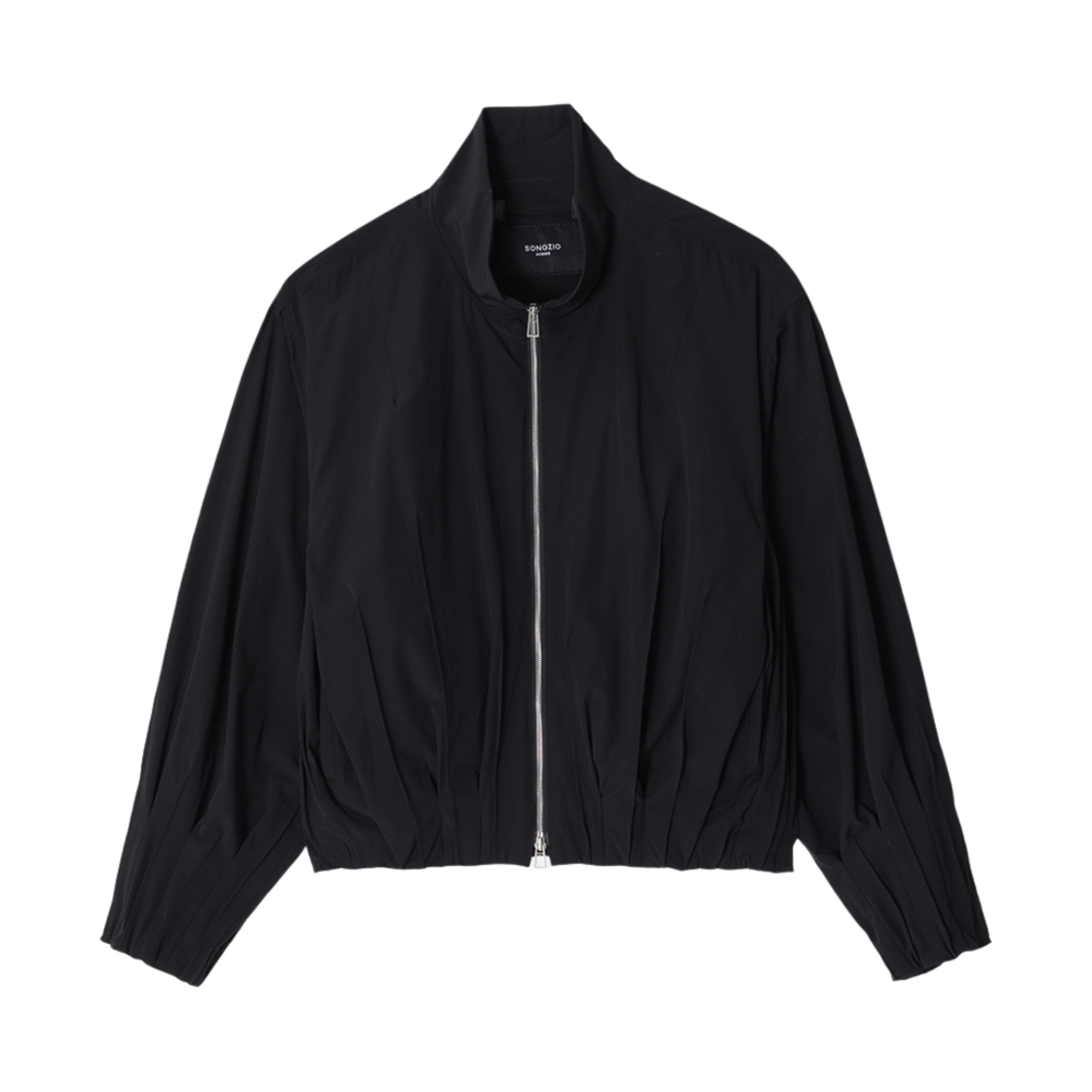 송지오옴므 폴리다트 해링턴 점퍼 블랙