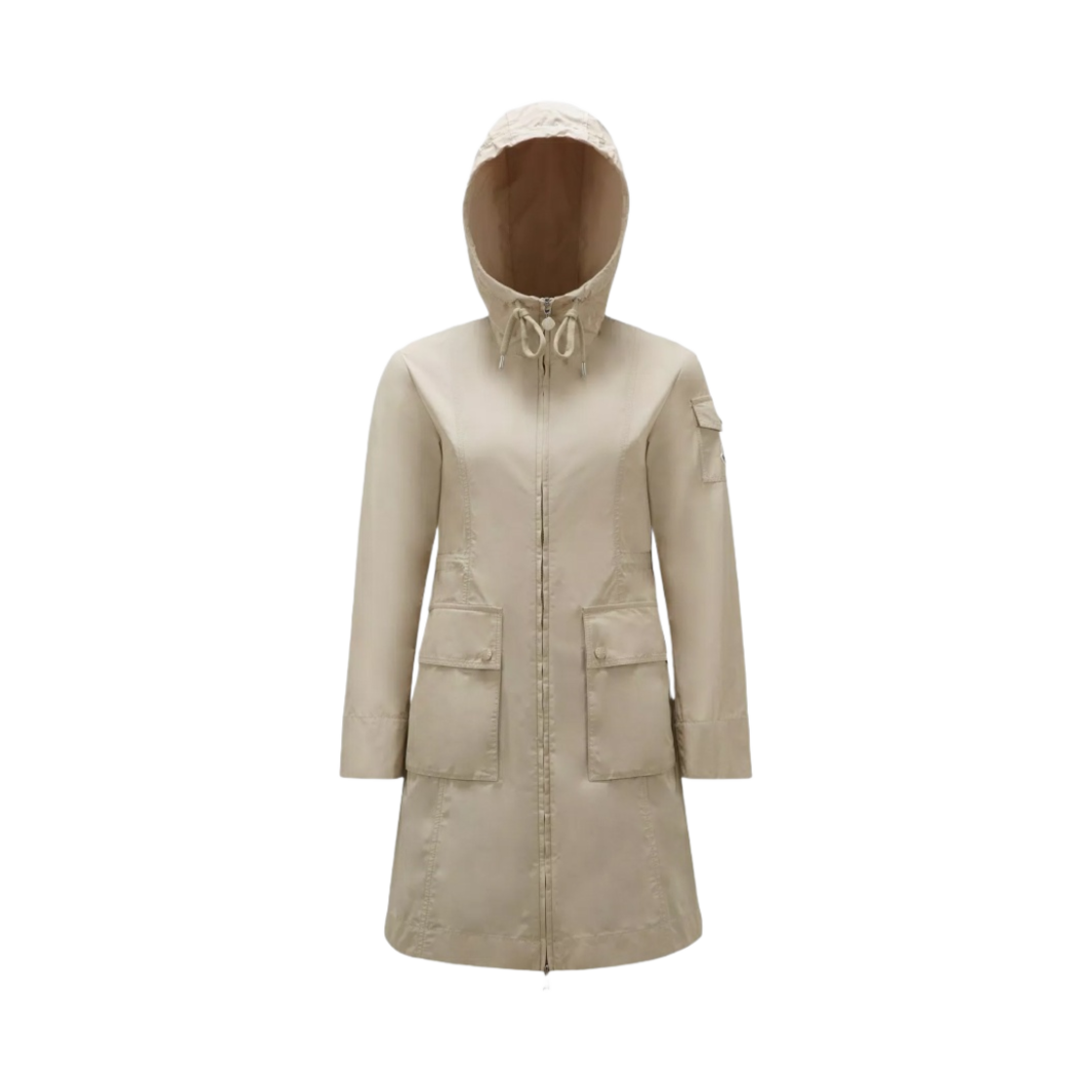 J1-093-1C00019-549P3-20J (W) Moncler Laerte Parka Coat Beige - 24SS