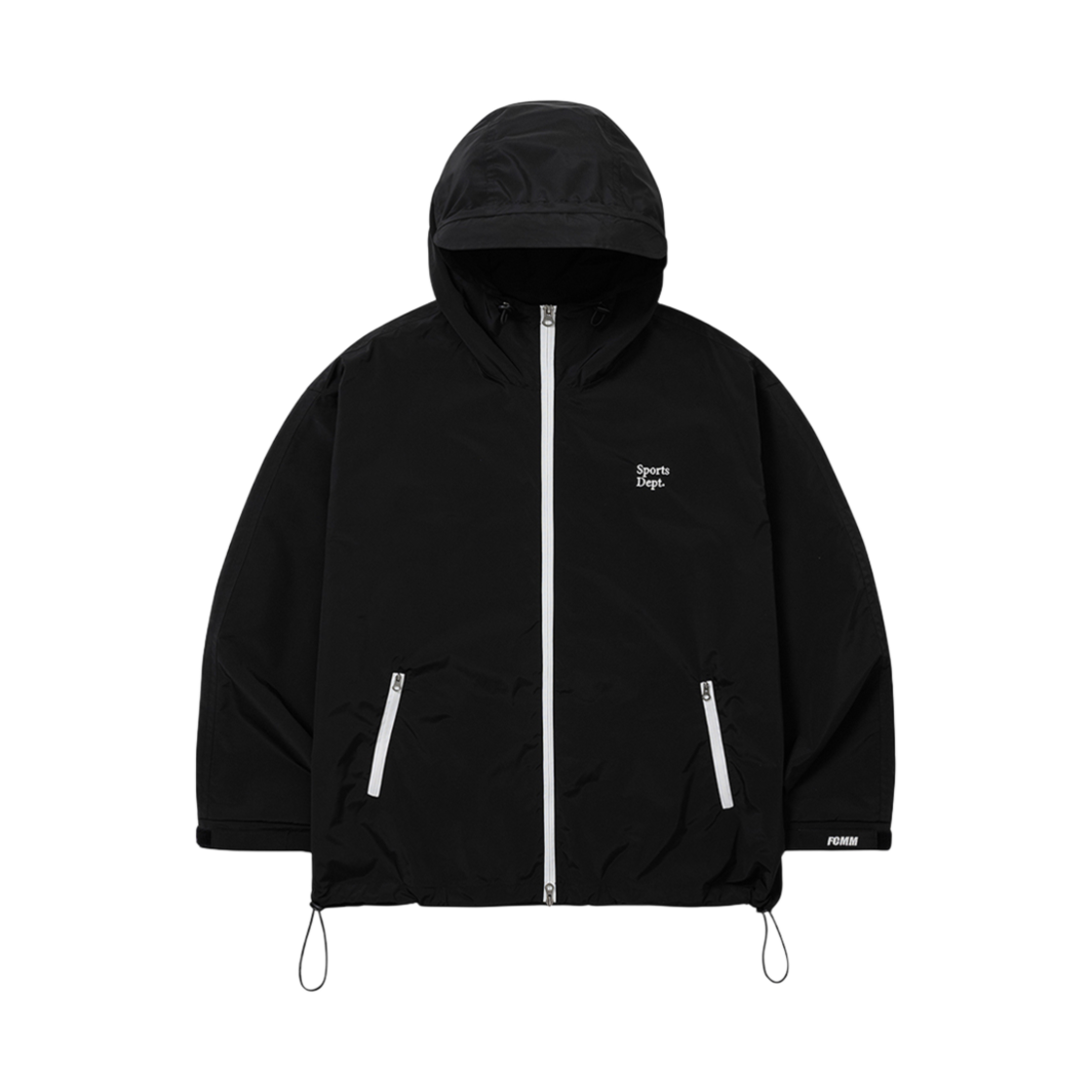 스포츠뎁트 스몰 로고 윈드브레이커 블랙(Sports Dept Small Logo Windbreaker Black)
