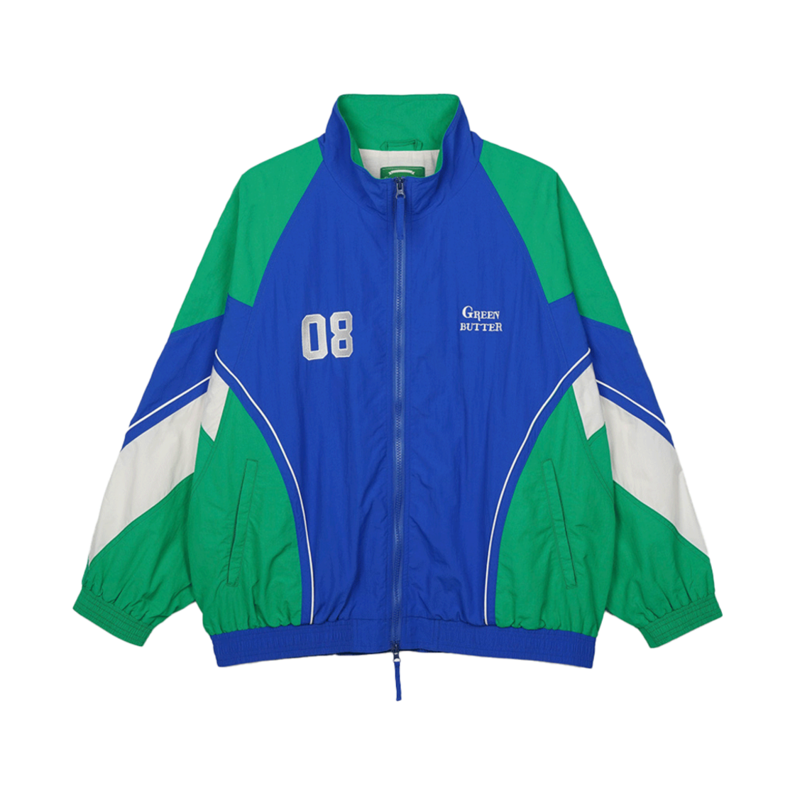 그린버터 투-웨이 윈드브레이커 자켓 코발트(Greenbutter Two-way Windbreaker Jacket Cobalt)
