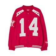 NYXX Sweat Varsity Jacket Red