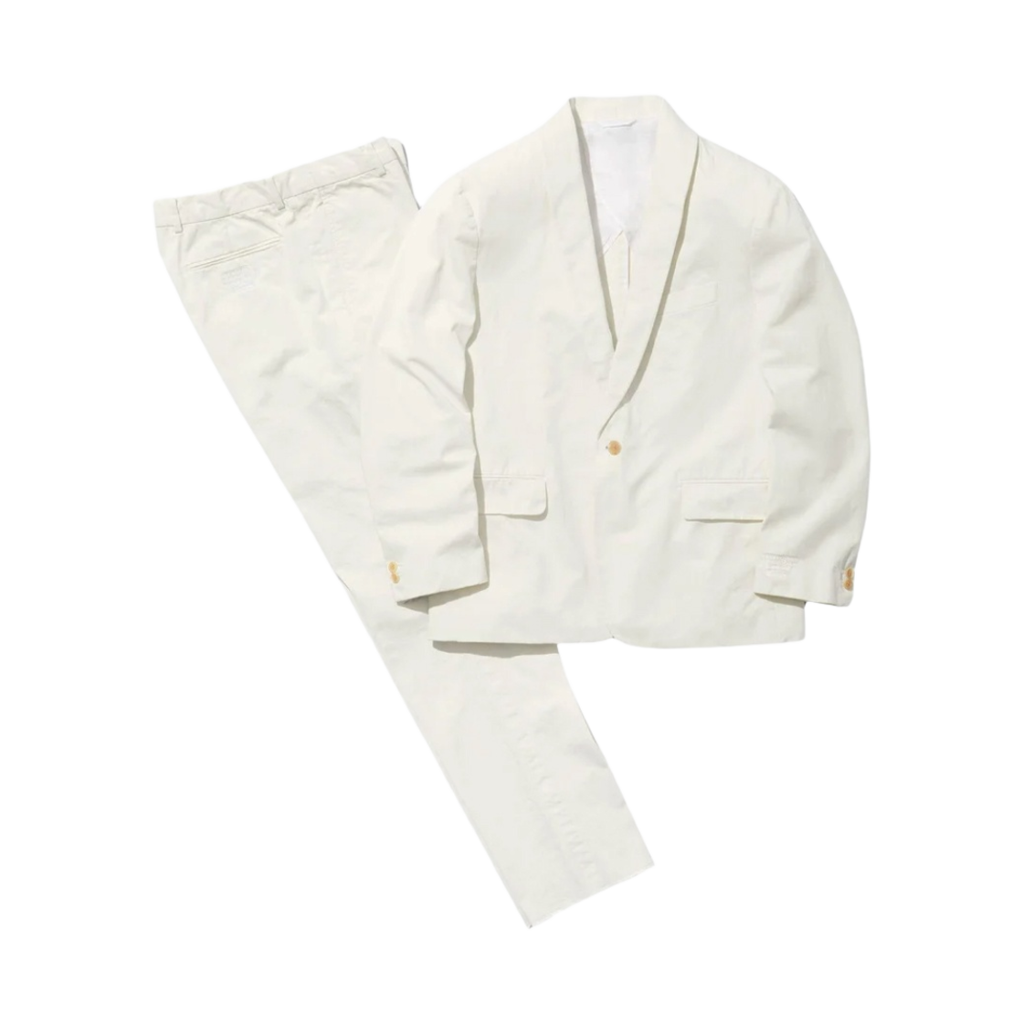슈프림 x MM6 메종 마르지엘라 워시드 코튼 수트 크림 - 24SS(Supreme x MM6 Maison Margiela Washed Cotton Suit Cream - 24SS)